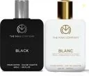 THE MAN COMPANY Blanc EDT (50ml) & Black EDT (50ml) Long Lasting Perfu
