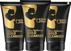 Qraa Men Gold Cleanser | Deep cleansing, Anti-Ageing, Skin Bright...mo