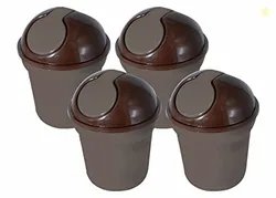 Wonder Homeware Server Euro Dustbin for Car/Desk, Set of 4 Pc Dustbin