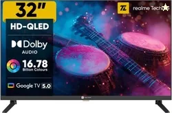 realme TechLife 80 cm (32 inch) QLED HD Ready Smart Google TV (32...more