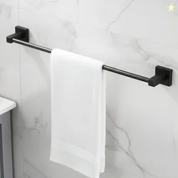 iBELL Single Towel Bar for Bathroom Stainless Steel Wall-Mounted Towel