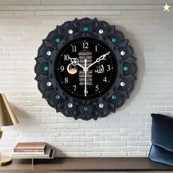 DivineCrafts Analog 31 cm X 24 cm Wall Clock (Black, With Glass, ...mo