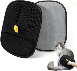 SIMESTICH Electrostatic Pet Hair Removal Glove for Cats & Dogs Gr...mo