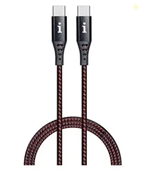 iBall 100W Type-C to Type-C Braided Charging Cable, Fast Charging 20V