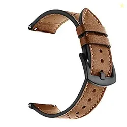 Oboe 22mm Smart Watch Genuine Leather Replacement Band Strap Compatibl