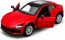 TEC TAVAKKAL 1:36 Scale Diecast Metal Toy Car with Openable Doors, Pul