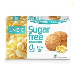 Unibic Sugar Free Butter Cookies 202.5g I Low GI No Maida I Sugar-Free