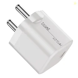 boAt 25W GaN Fast Charger for Samsung Xiaomi & Android Users with Over