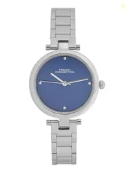 French Connection Blue Sunray Dial, Analog Watch for Women - FCN0166US