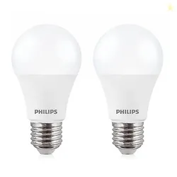 Philips 12-Watts LED Bulb E27 Base (Crystal White Pack of 2)