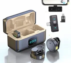 ELDORICH Q8 2-in-1 Wireless Lavalier Dual Mics Perfect for YouTub...mo