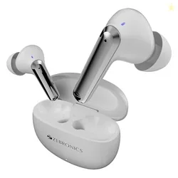 ZEBRONICS PODS K3, in-Ear Wireless Earbuds, 40 Hrs Backup, Dual EQ, Qu