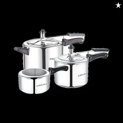 BAJAJ New Shakti 2 L, 3 L, 5 L Pressure Cooker (Aluminium)