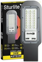 Sturlite Asteor 24W LED Street Light - (Pack of 1) (L-G-0060-24W) Flood Light Outdoor Lamp Grey