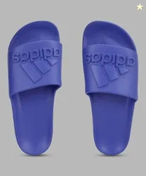 adidas Unisex Slides (Blue , 10)