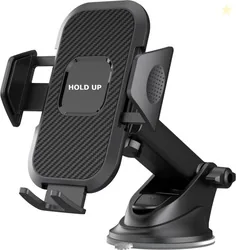 Hold up Car Mobile Holder for Dashboard (Black)