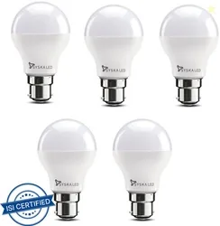 Syska 7 W Basic Standard B22 LED Bulb (White, Pack of 5)