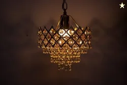 VAGalleryKing Decorative Crystal Hanging Light Pendant Lamp Ceili...mo