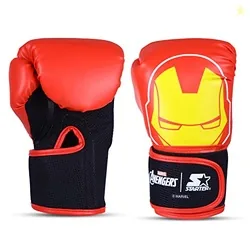 Starter Iron Man Focus Pad with Boxing Gloves by Starter-Perfect for T