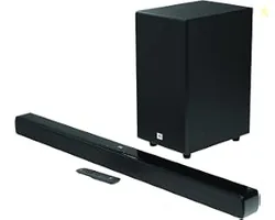 JBL Cinema SB190 Deep Bass, Dolby Atmos Soundbar with Wireless Subwoofer for Extra Deep Bass, 2.1 Channel with Remote, Sound Mode for Voice Clarity, H