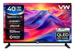 VW 101 cm (40 inches) Spectra Series Full HD Smart QLED Android TV VW40AQ3