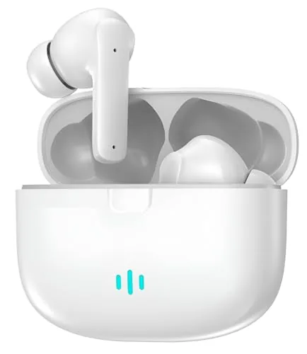 COREGENIX YW16 Truly Wireless Earbuds TWS | ANC & High Bass | Upto 40 Hrs Playtime | Bluetooth V5.4 | Quad Mics with AI-ENC | 40ms Low Latency Gaming | Breathing LED Lights