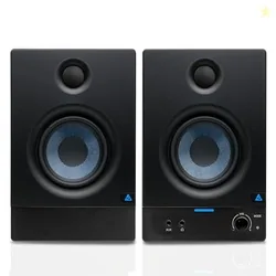Audio Array Studio Monitors Speaker Pair 3.5" | 50W RMS with Bluetooth 5.0 | Fiberglass Woofer & 1 Silk Dome Tweeter, Class-D | TI 3116D2 Amp | TRS,