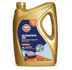 Gulf ULTRASYNTH GDI 5W30 API SP, ILSAC GF-6A | Developed for Petrol, E20 & CNG Passenger Cars | 4 Wheeler Full-Synthetic Engine Oil [5 L]- Pack of 1