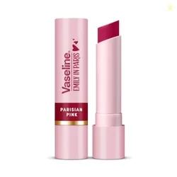 Parisian Pink | Emily in Paris Limited Edition | Pink Tinted Lip Balm Stick, 24H Moisturization, 3g
