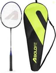BOLDFIT Thunderbolt Aluminium with cover Blue Strung Badminton Ra...more