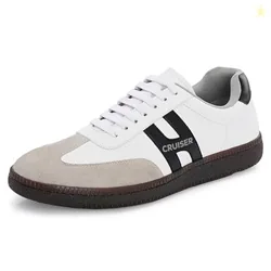 Cruiser Mens Sneaker | Comfort & Style with Soft Cushioned Insole | Trendy Lace-Up Design for Casual Outfits (2606)