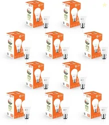 Orient Electric 9 W Basic Round B22 LED Bulb White, Pack of 10