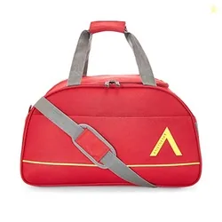 Aristocrat Cadet 52Cm Polyester Cabin Luggage Red Duffle Bag, 28 Cms | Lightweight, Spacious, Polyester, Quick-access Pocket, Sturdy Zipper,