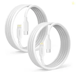 CZARTECH [Pack-2] [1.5 Mt/5 Ft] USB-C Cable Compatible with i-Phone 13/13 pro series/ 12/12 Mini/ 12 Pro/Max/ 11/11 Pro/ 11 Pro Max/XS/XS Max/XR/X/i-P