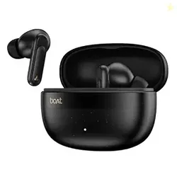 boAt 2026 Launch Airdopes Plus 222 with Immersive Spatial Audio 60 Hrs Battery, 13mm Drivers, Hearables App Support, Multi Connect, Voice Assistant TWS Earbuds with mic (Carbon Black)