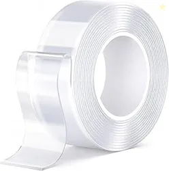 Multipurpose Double Sided Nano Tape Heavy Duty  Strong Adhesive Silicone Gel Tape, Heat Resistant, Removable, Washable & Reusable Anti-Slip Multi-Fun