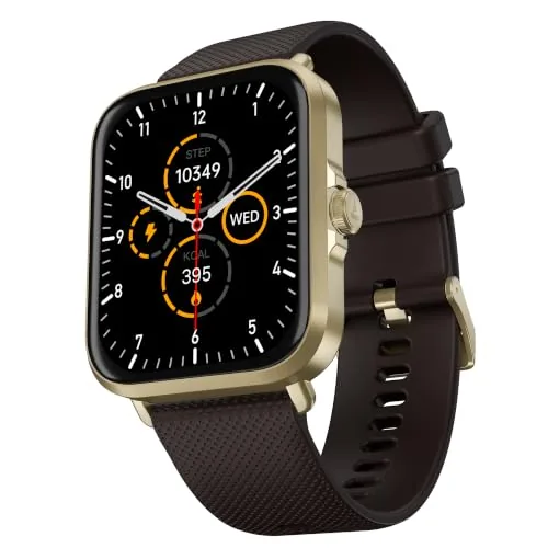 boAt Storm Infinity w/21 Days Extensive Battery Life, BT Calling, Huge 550mAh Battery, Fast Charge, 1.83” (4.65cm) Display, HR, SpO2 & Sleep Tracking, Smart Watch for Men & Women (Brown)