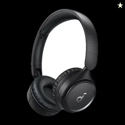 soundcore by Anker H30i OnEar Headphone with 40mm pure bass drivers,70 Hrs battery,Dual connection Bluetooth Headset (Black, On the Ear)