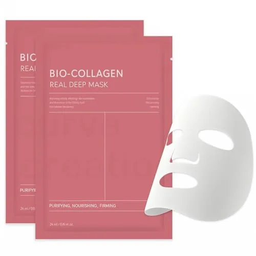 DATARDAS Bio-Collagen Overnight Face Mask | Korean Glass Skin Hydrogel Mask for Deep Hydration, Pigmentation, Anti-Aging & Pore Minimizing | Hyaluronic Acid, Niacinamide, Vitamin E & Centella (pack of 1)