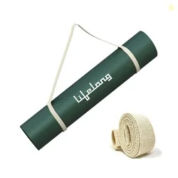 Lifelong LLYM71 EVA Anti-Slip Exercise Mat with Strap Green 4 mm Yoga Mat