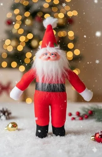 Santa Claus Soft Toy | Plush Santa Claus Soft Toy | Stuffed Santa Clause | Perfect for Holiday Decor and Christmas Gifting | G | PoPo Toys ®