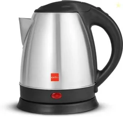 cello Quick Boil - Lifestyle Electric Kettle 1.5 L, Silver & Black