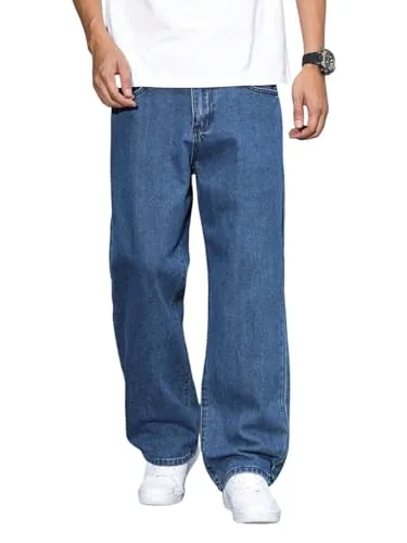 KOTTY Men's Vintage Wash with a Modern Twist Faded Jeans(Blue,32)