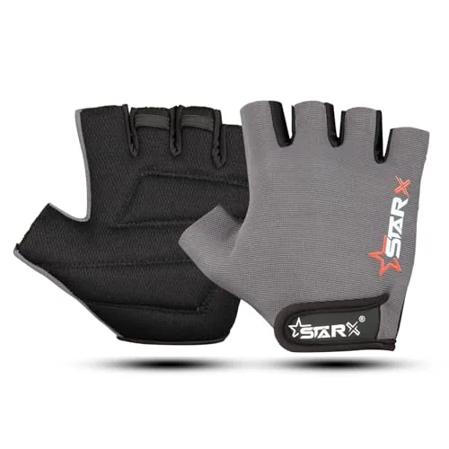 Star X Nexa Axq Gym Gloves Grey Black for Men and Women
