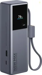Mi 20000 mAh 165 W Power Bank (Space Grey, Lithium-ion, Fast Charging for Mobile, Laptop, Tablet, Smartwatch, Earbuds)