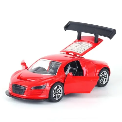 Frendo Metal Die-Cast Luxury Car | 1:37 Scale | Collectible Model | Durable Metal Body | Miniature Toy Vehicle | Premium Sedan Design | Red