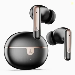 boAt Airdopes 161 ANC Elite,ANC, 50 H Battery,ENx Tech, App Support Bluetooth Headset Black, True Wireless