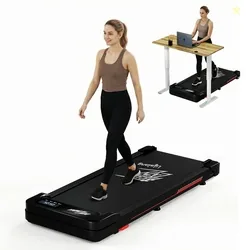 Lifelong Walking Pad Treadmill | 3 HP Motor | 2-Level Manual Incline | LED Display Treadmill (Max Weight:110 kg)
