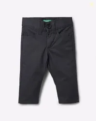 UNITED COLORS OF BENETTON Flat-Front Trousers with Insert Pockets