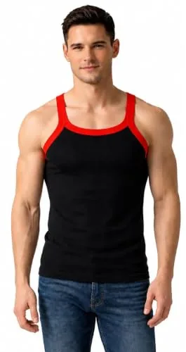 CHHOTE NAWAB Men's Innerwear Vest Pack of 1 Multicolour